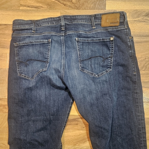 Mavi Jeans Mens 40x30 Blue Straight Leg Denim Stretch - Picture 7 of 11